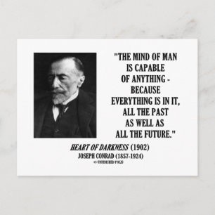 Mind Of Man Capable Of Anything Everything In It Postcard