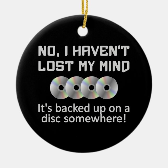 Mind On a Disc ornament (Front)