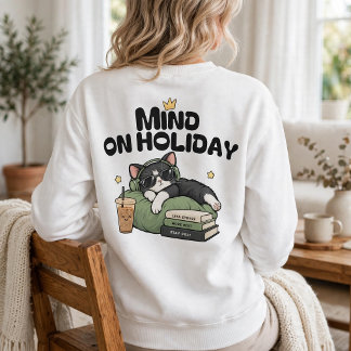 Mind On Holiday Cozy Cat Sweatshirt