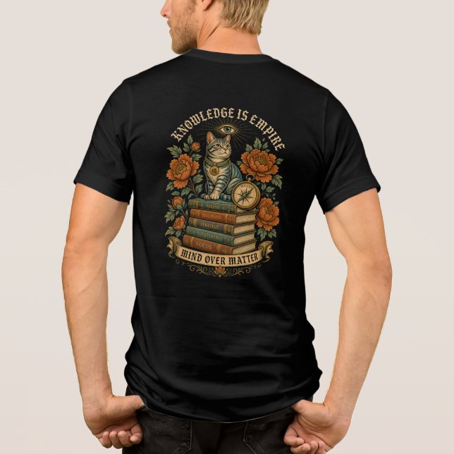 Mind Over Matter Empowerment  Tri-Blend Shirt (Back)