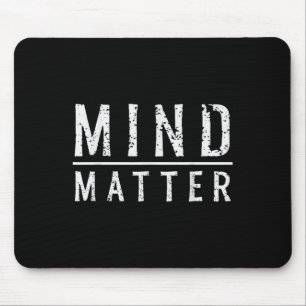 Mind Over Motivational Stoic Philosophy Quote Retr Mouse Pad