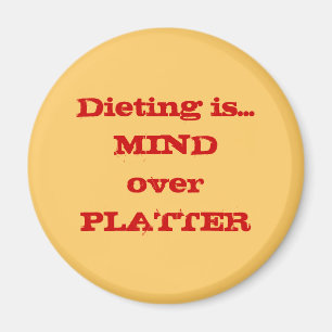 MIND OVER PLATTER MAGNET