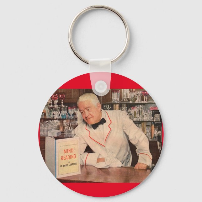 mind-reading at the bar keychain (Front)