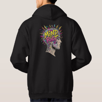 Mind Riot Hoodie – Abstract Chaos, Creative Energy