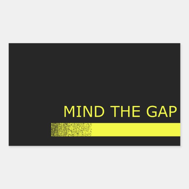 Mind the Gap Sticker (Front)