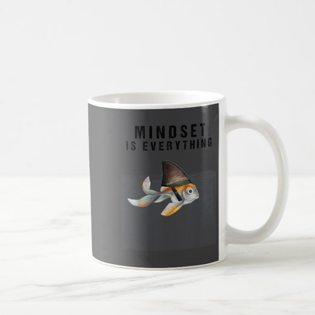 Mindest Is Everything - Motivational Quote Insrati Coffee Mug (Right)
