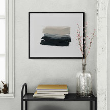 Mindful 1 - Neutral Abstract Minimalist Painting