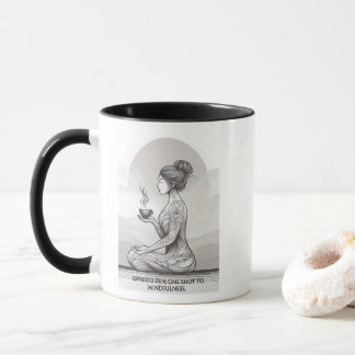 Mindful Espresso Zen Meditation One Shot Buddha Mug