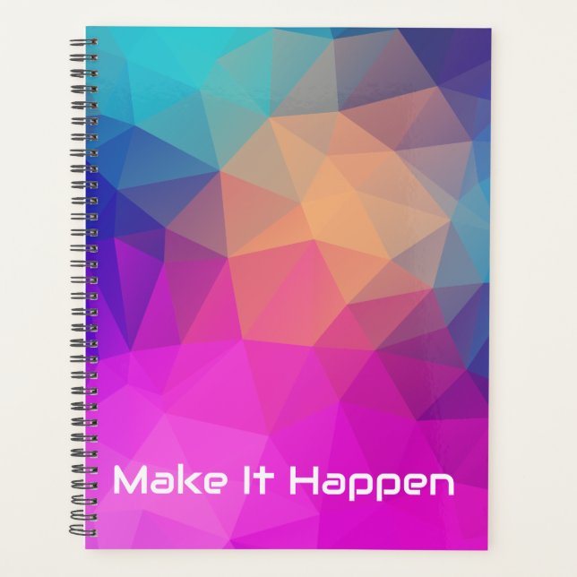 Mindful Life Organizer & Custom Quote Goal Planner (Front)