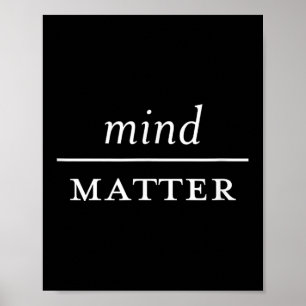 Mindful Motivational Mind Over Poster
