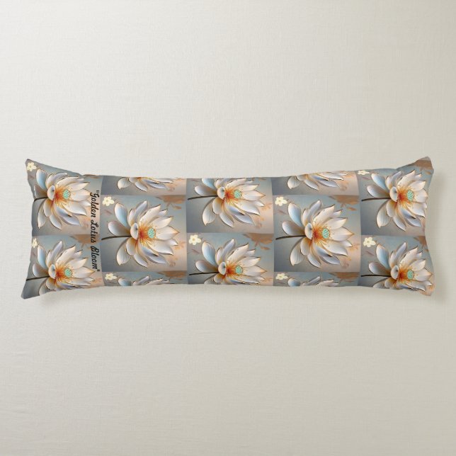 "Mindful Spiritual Growth" Body Pillow (Front)