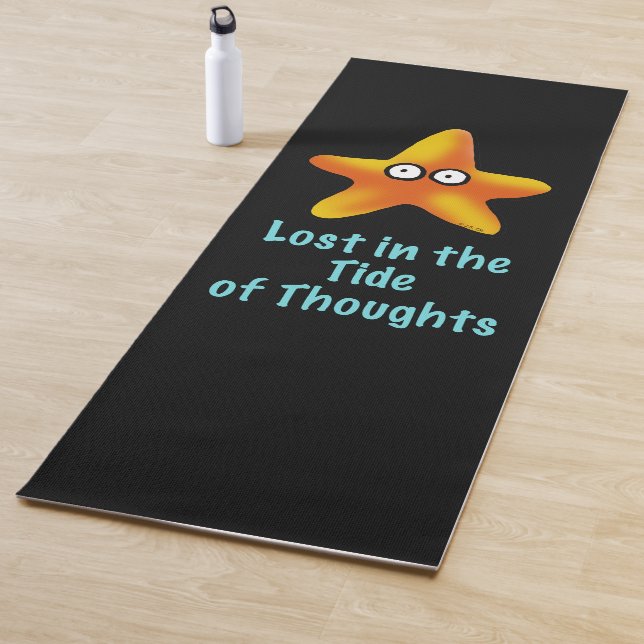 Mindful Starfish in Ocean Tide Yoga Mat (In Situ)
