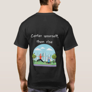 Mindful Warrior Yoga BLACK T-Shirt