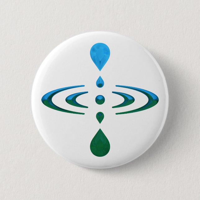 Mindfulness 2 Inch Round Button (Front)