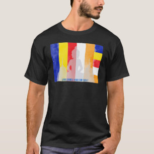Mindfulness Buddha Buddhist Flag Spiritual Yoga Me T-Shirt