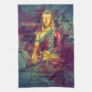 Mindfulness Buddha Kitchen Towel