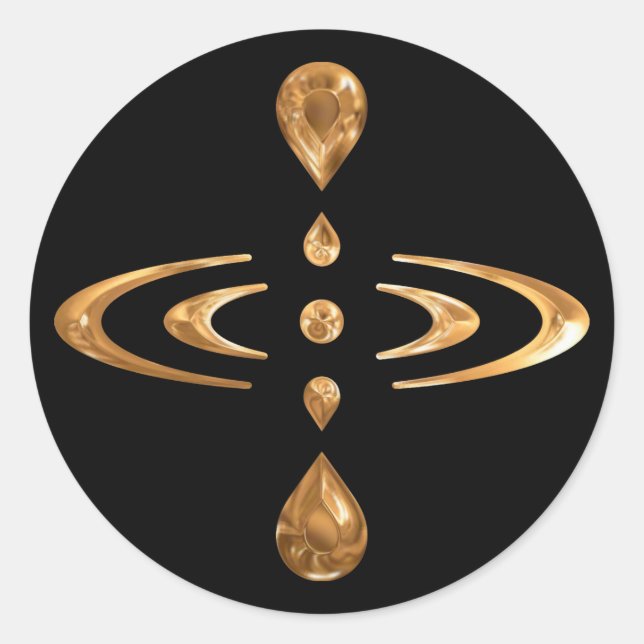 Mindfulness Classic Round Sticker (Front)