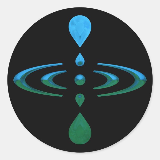 Mindfulness Classic Round Sticker (Front)