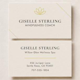 Mindfulness Coach Business Card