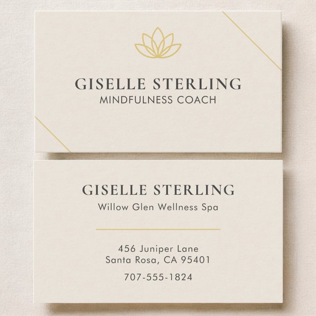 Mindfulness Coach Business Card (Creator Uploaded)