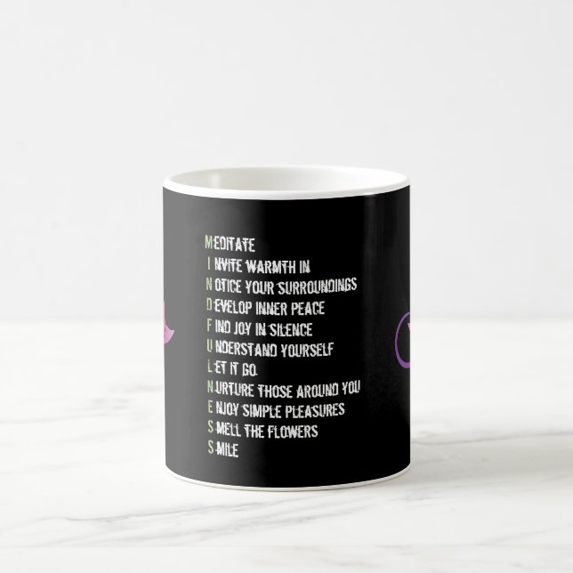 Mindfulness Gift Mug Expressions for every letter (Center)