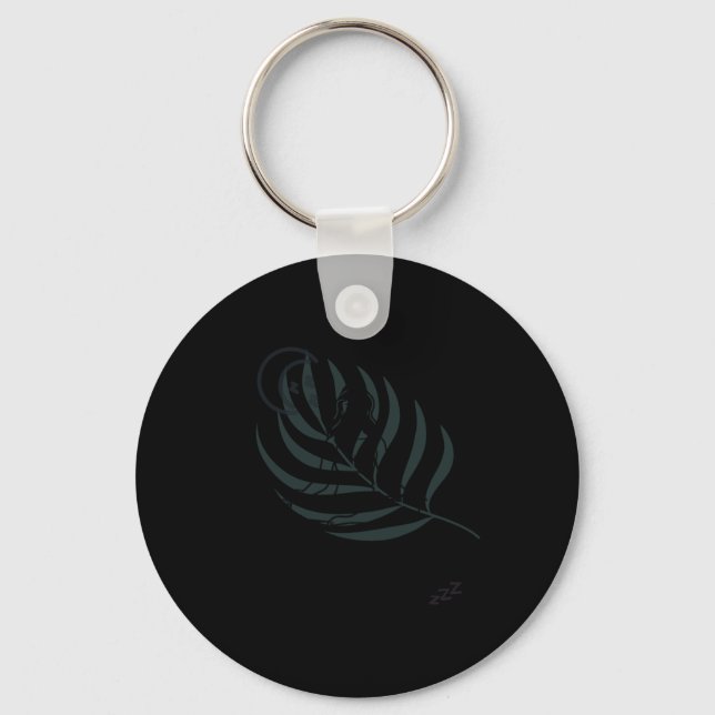 Mindfulness Level Expert Napper Sticker  Keychain (Front)