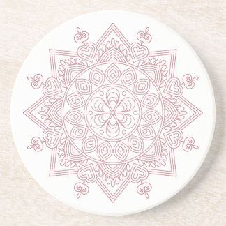 Mindfulness Mandala Design Dessous de verre en grè