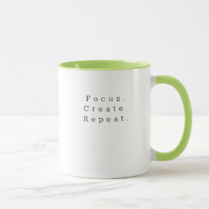 Mindfulness Mug: Focus, Create, Repeat Mug