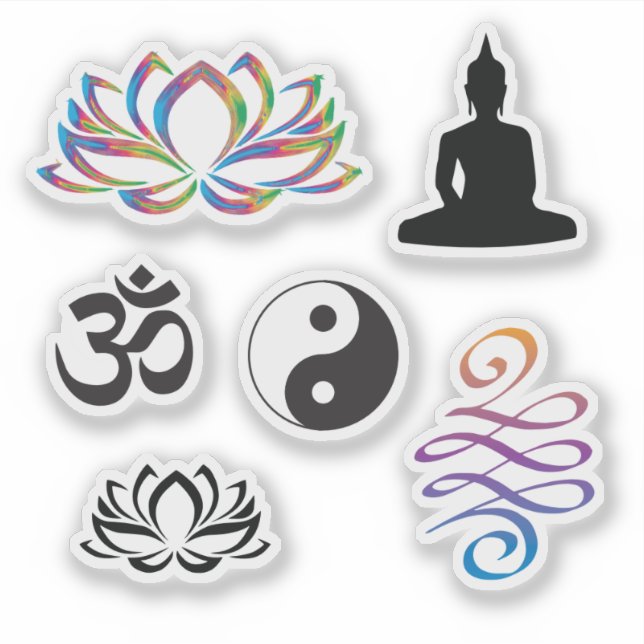 Mindfulness symbols set  (Front)