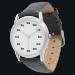 Mindfulness Time is Now Watch<br><div class="desc">A simple reminder to practice mindfulness and be fully present in the moment, because there is no time like now. Being fully present in the moment is a form of meditation. When your mind is not ruminating on the past or worrying about the future, you create space for clarity, calm,...</div>