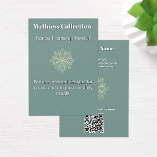 Mindfulness Wellness Consultant Zen Lotus Turquois
