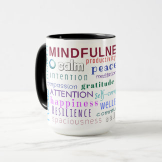 Mindfulness Word Jumble Mug