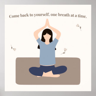 Mindfulness Yoga Wall Art