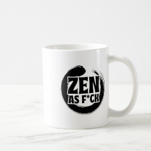 Mindfulness Zen As Fck Inner Peace Meditation Budd Coffee Mug