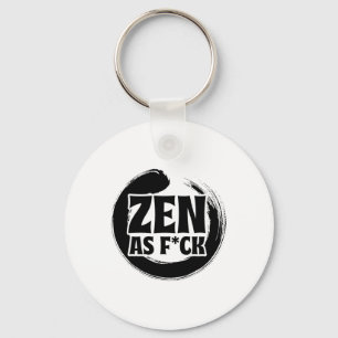 Mindfulness Zen As Fck Inner Peace Meditation Budd Keychain