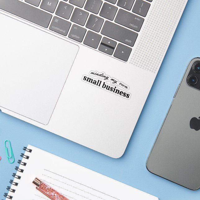 Minding my own Small Business Owner (Laptop w/ iPhone)