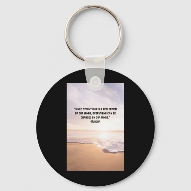 Minds Shape Worlds Power Of Perception Sticker  Keychain (Front)