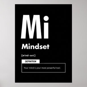 Mindset - Element Of Success - Motivational Poster