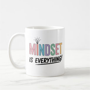 Mindset Is Everything – Pastel Inspiration Coffee Mug