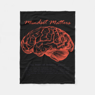 Mindset S Creative S Design Sticker  Fleece Blanket