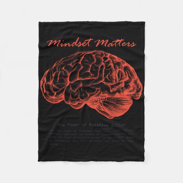 Mindset S Creative S Design Sticker  Fleece Blanket (Front)