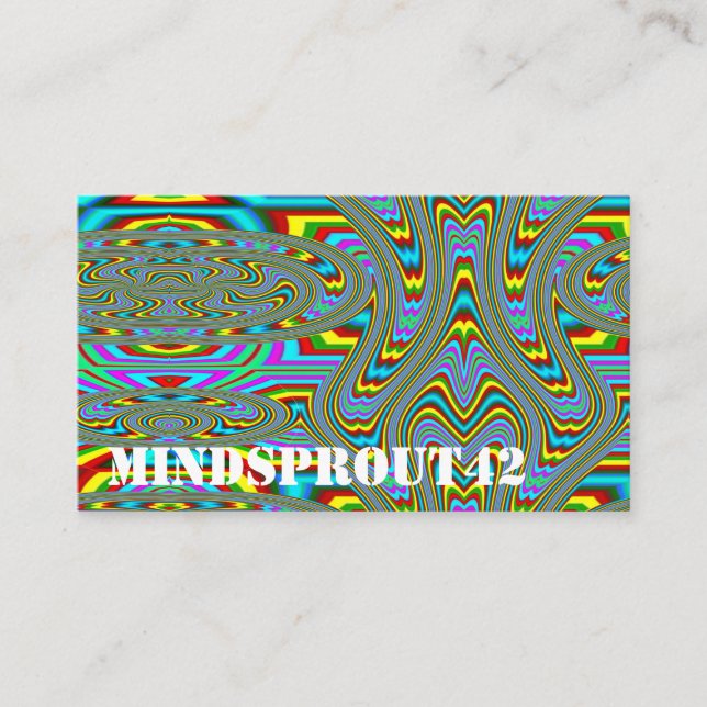 MINDSPROUT42 (edit text) Business Card (Front)