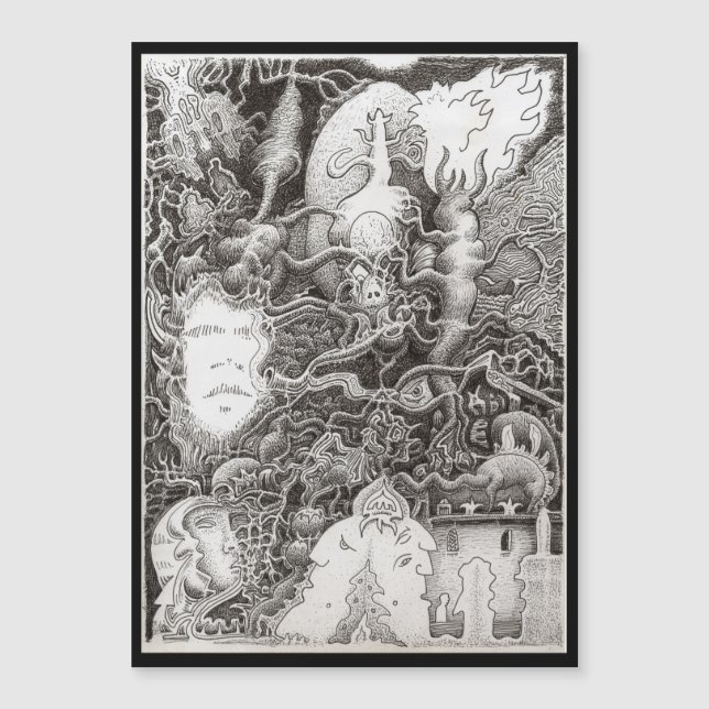 Mindsucker Syndrome Magnetic Card (Front)