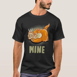 Mine Coffee Mug  Barista Cappuccino Cats Kitten Ca T-Shirt