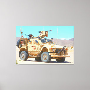MINE-RESISTANT AMBUSH PROTECTED VEHICLE 40x60 Canvas Print