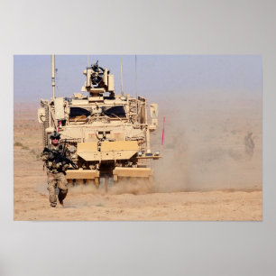 Mine Resistant Ambush Protected Vehicle Poster