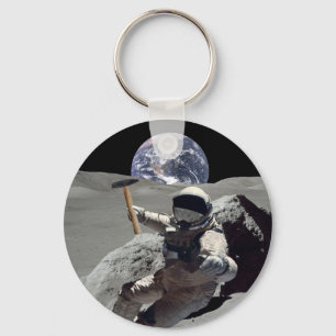 Mine The Moon Keychain