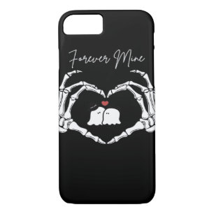 Mine, Valentines Day Classic - Skeleton Hands Hear Case-Mate iPhone Case