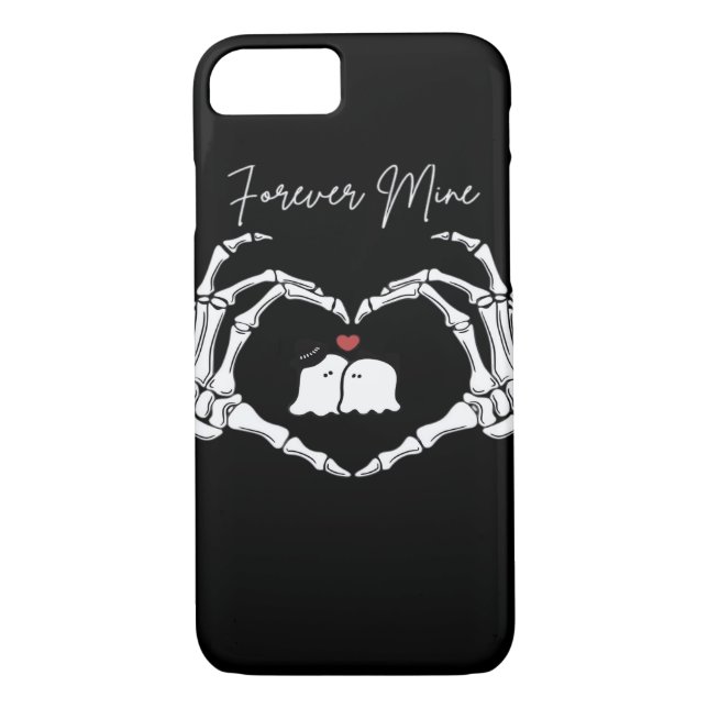 Mine, Valentines Day Classic - Skeleton Hands Hear Case-Mate iPhone Case (Back)