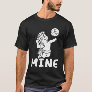 Mine Vball Beach - Volleyball Unicorn T-Shirt